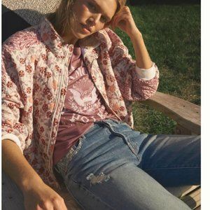 Anthropologie Gayla Quilted Jacket Sz M